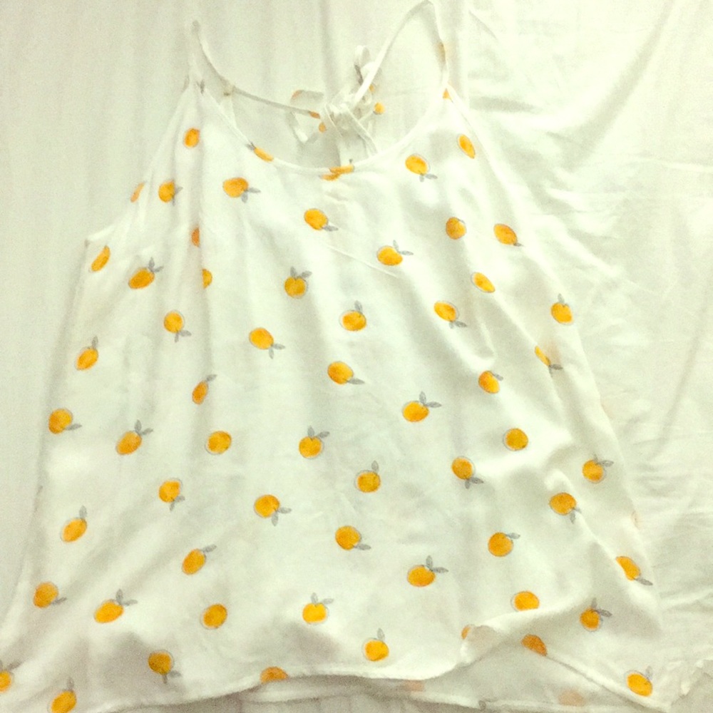 Peach Flowy Top